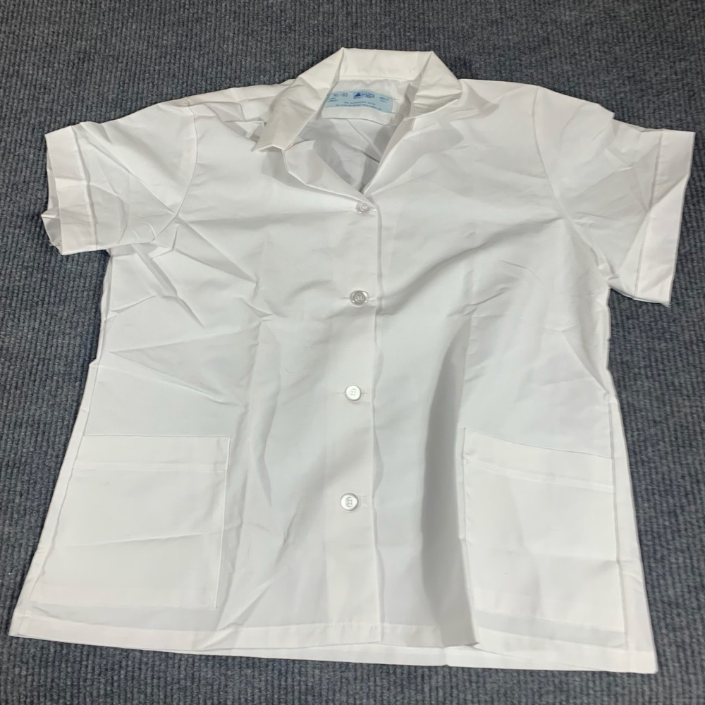 VTG Red Kap  Shirt Mens Extra large White‎ Button Up Short Sleeve USA Made 80s